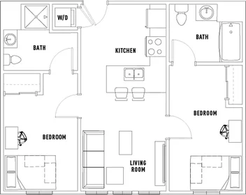 Özel oda konumu West Phoenix Avenue, 1 10 görüntüsü