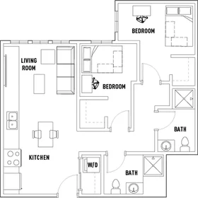Privatzimmer in der West Phoenix Avenue, bild 1 von 20