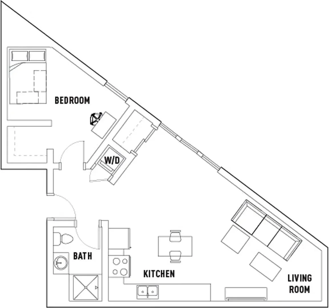 Habitación estudiantil luminosa y aireada con fácil acceso a la universidad en 