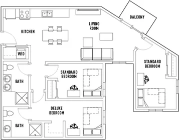 Özel oda konumu West Phoenix Avenue, 1 10 görüntüsü