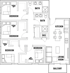 Özel oda konumu West Phoenix Avenue, 1 10 görüntüsü