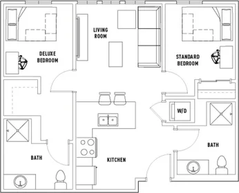 Privatzimmer in der West Phoenix Avenue, bild 8 von 27