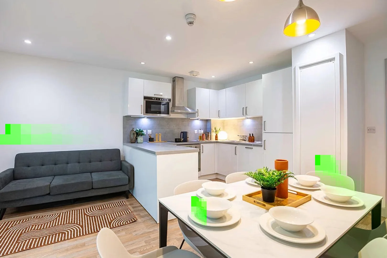 Habitación en apartamento estudiantil en alquiler en , completamente amueblado