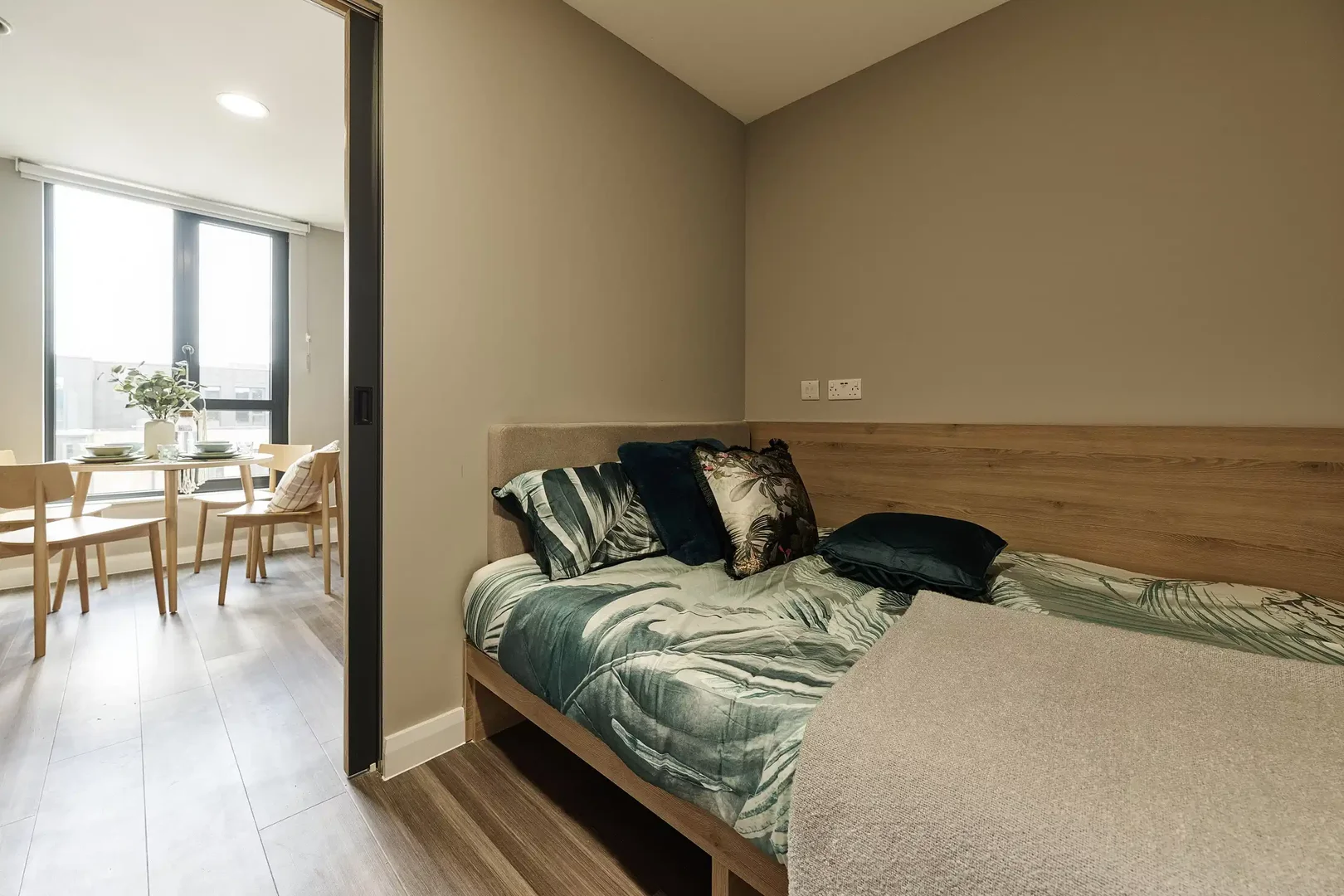 Modern student studio with complete amenities in