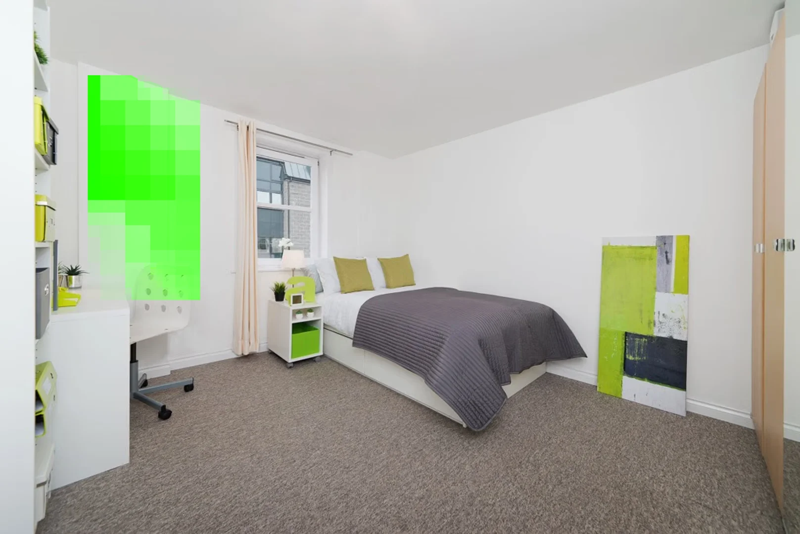 Chambre conviviale pour les étudiants dans  avec des équipements modernes
