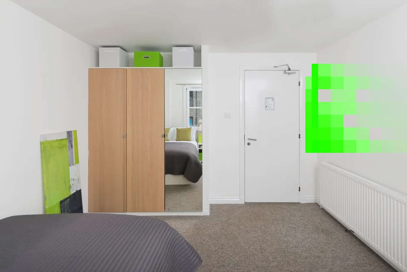 Chambre d'étudiant fonctionnelle parfaite pour étudier dans 
