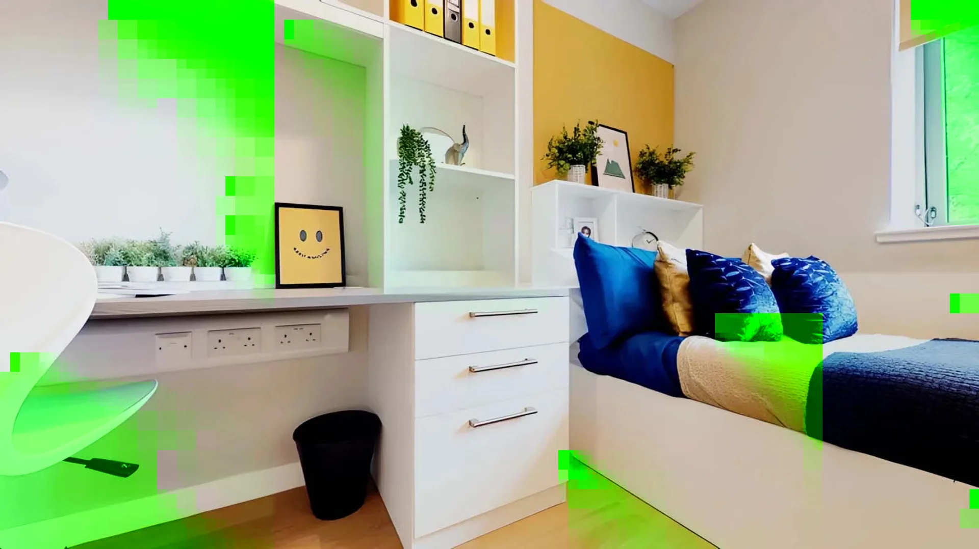Quarto de estudante económico perto do campus em