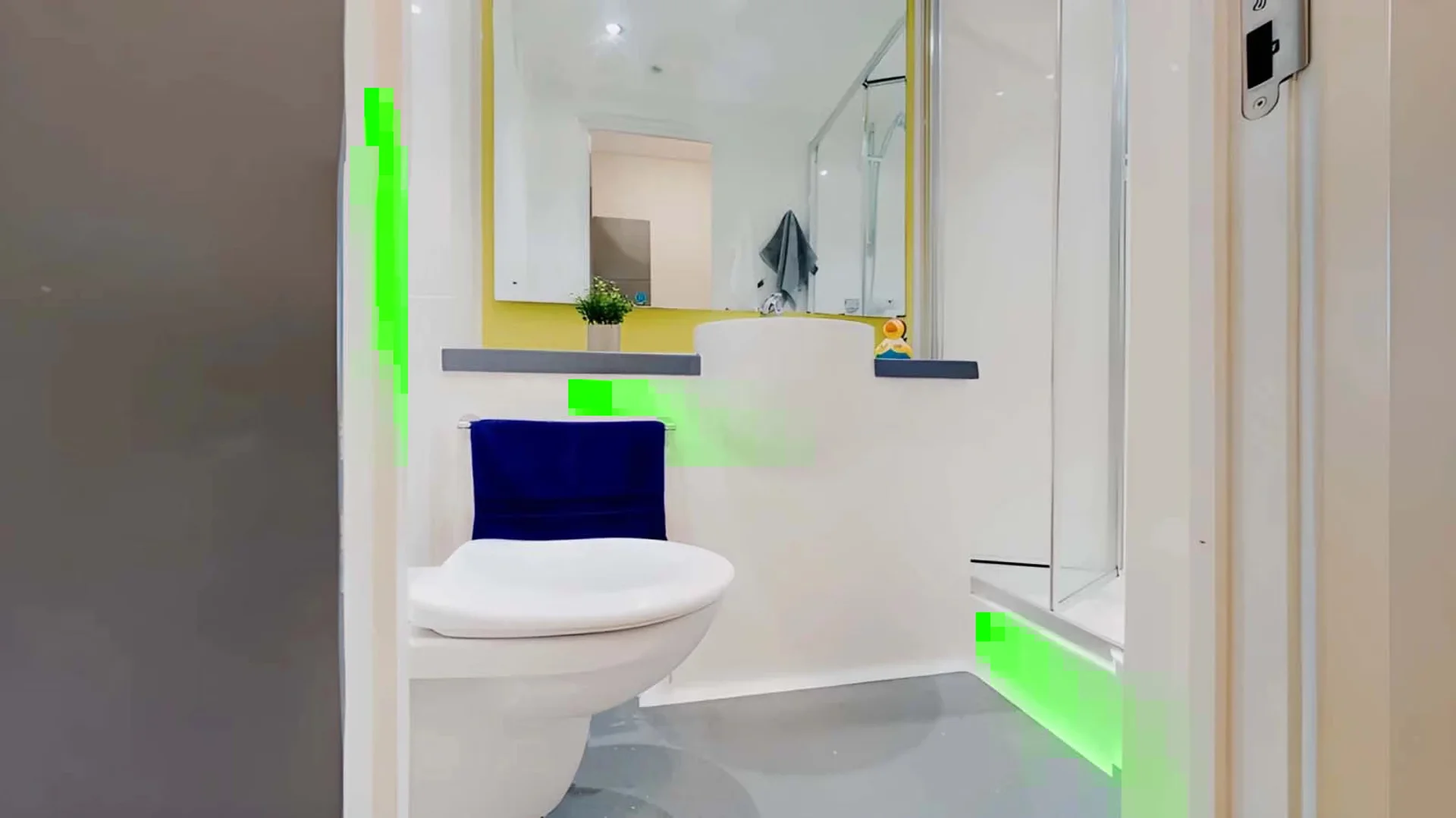 Quarto de estudante confortável e espaçoso em