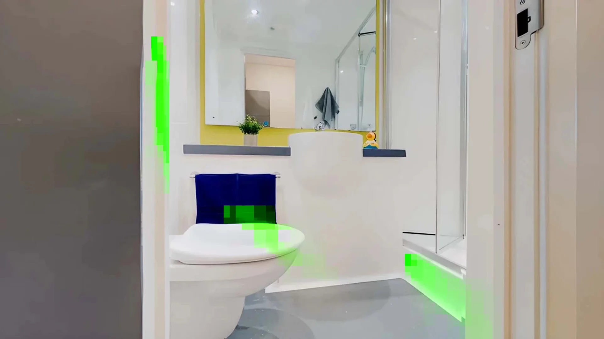 Quarto de estudante confortável e espaçoso em