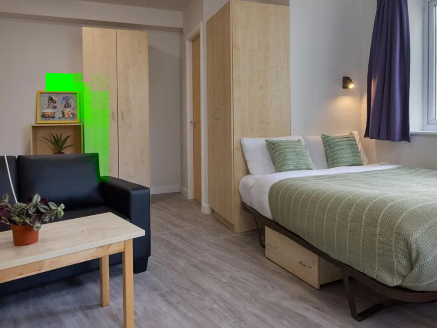 Chambre à louer dans un appartement d'étudiant à , entièrement meublée