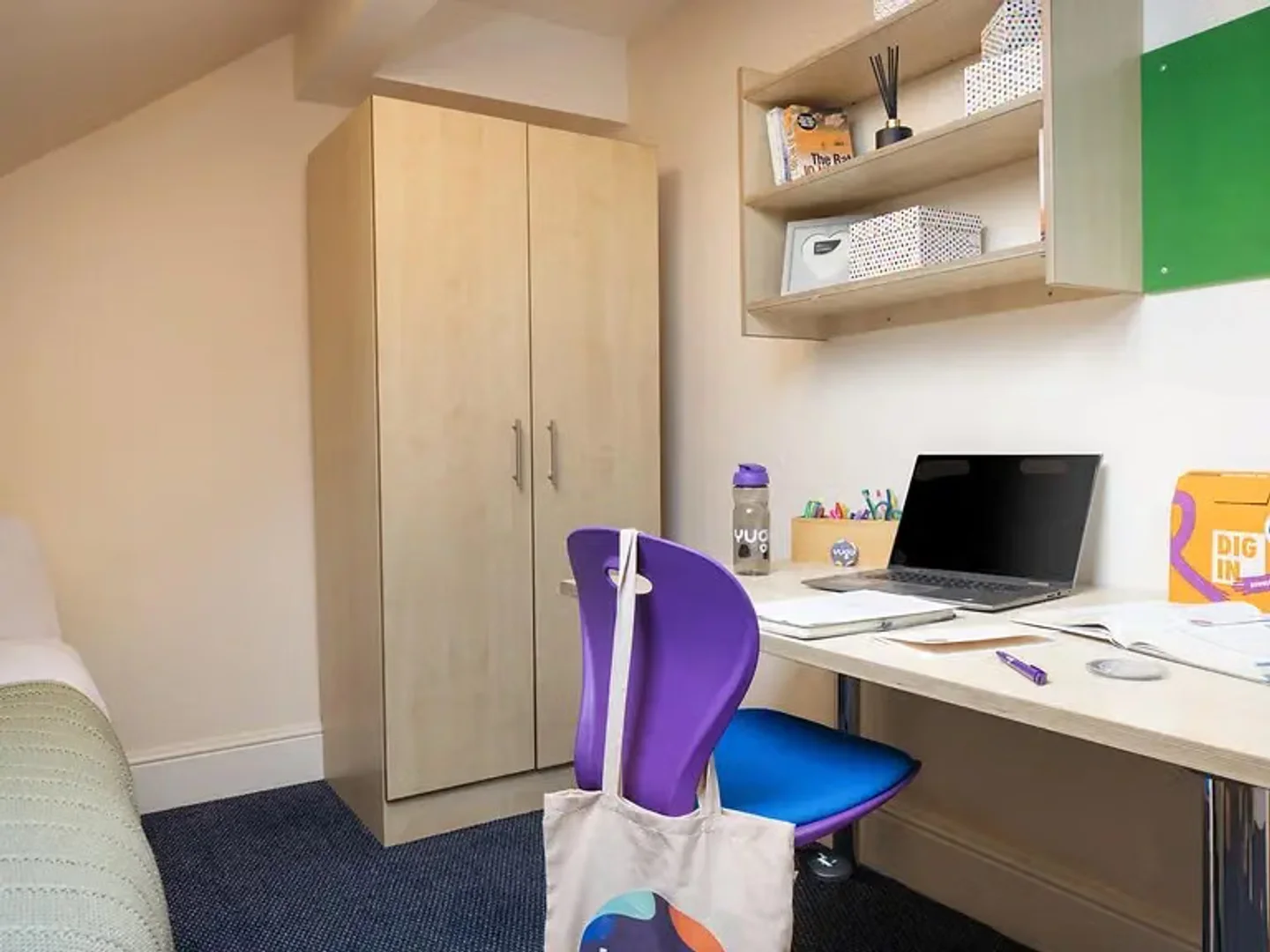 Student-friendly room in with modern amenities