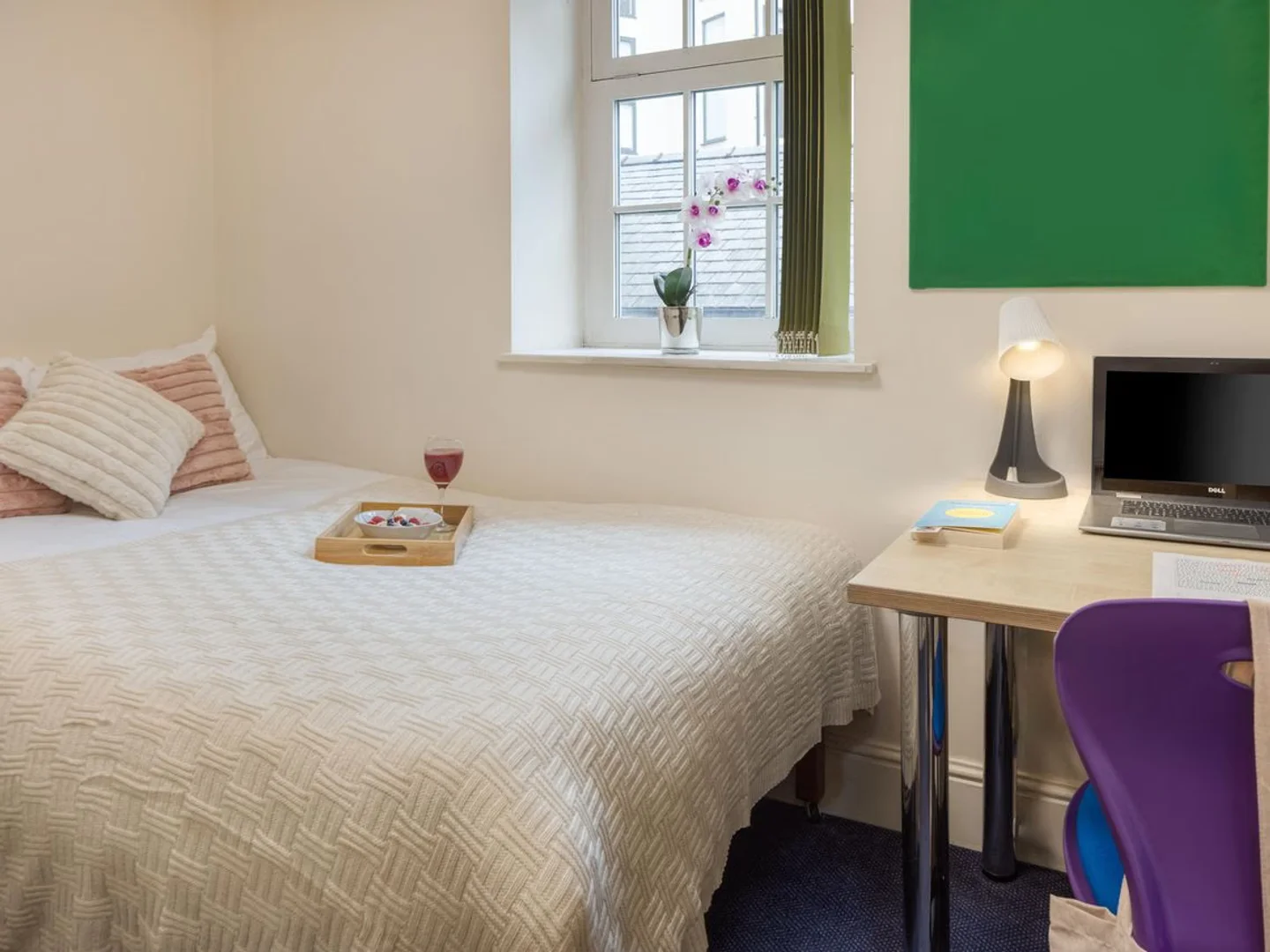 Comfortable and spacious student room in