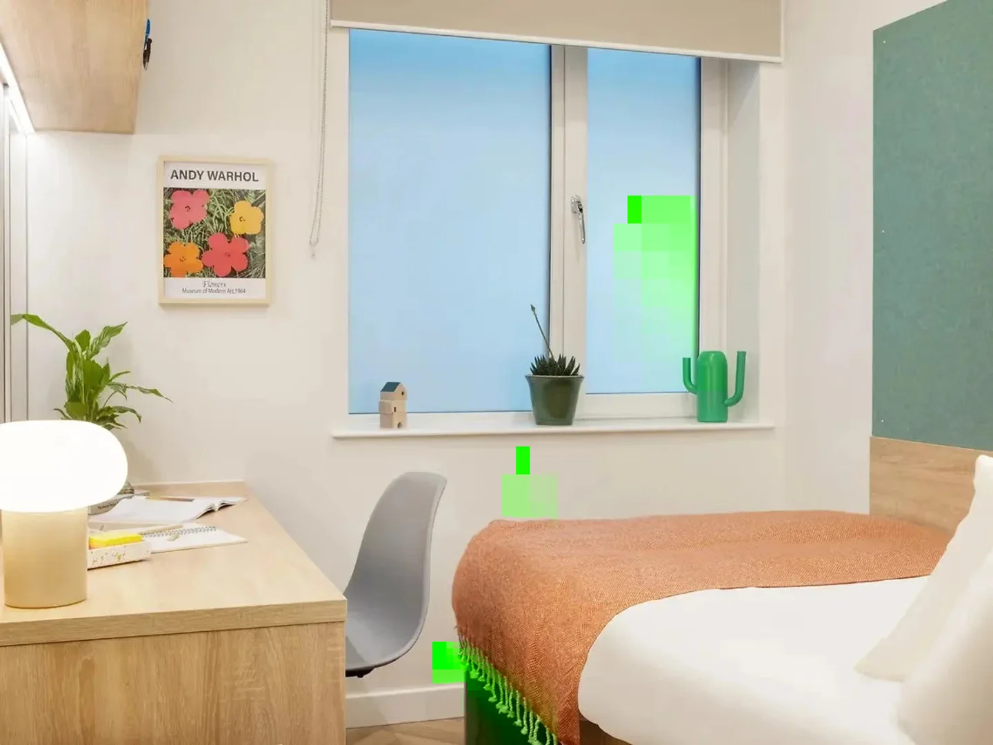 Quarto acolhedor para estudantes disponível em 