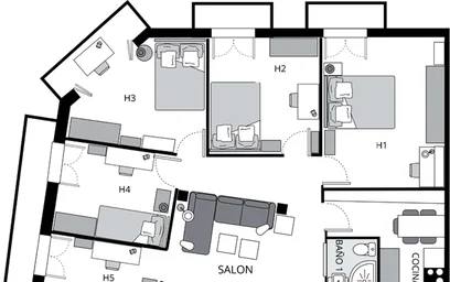 Quarto privado em Fika Kalea, 48006 Bilbo, Bizkaia, Spain, imagem 9 de 18