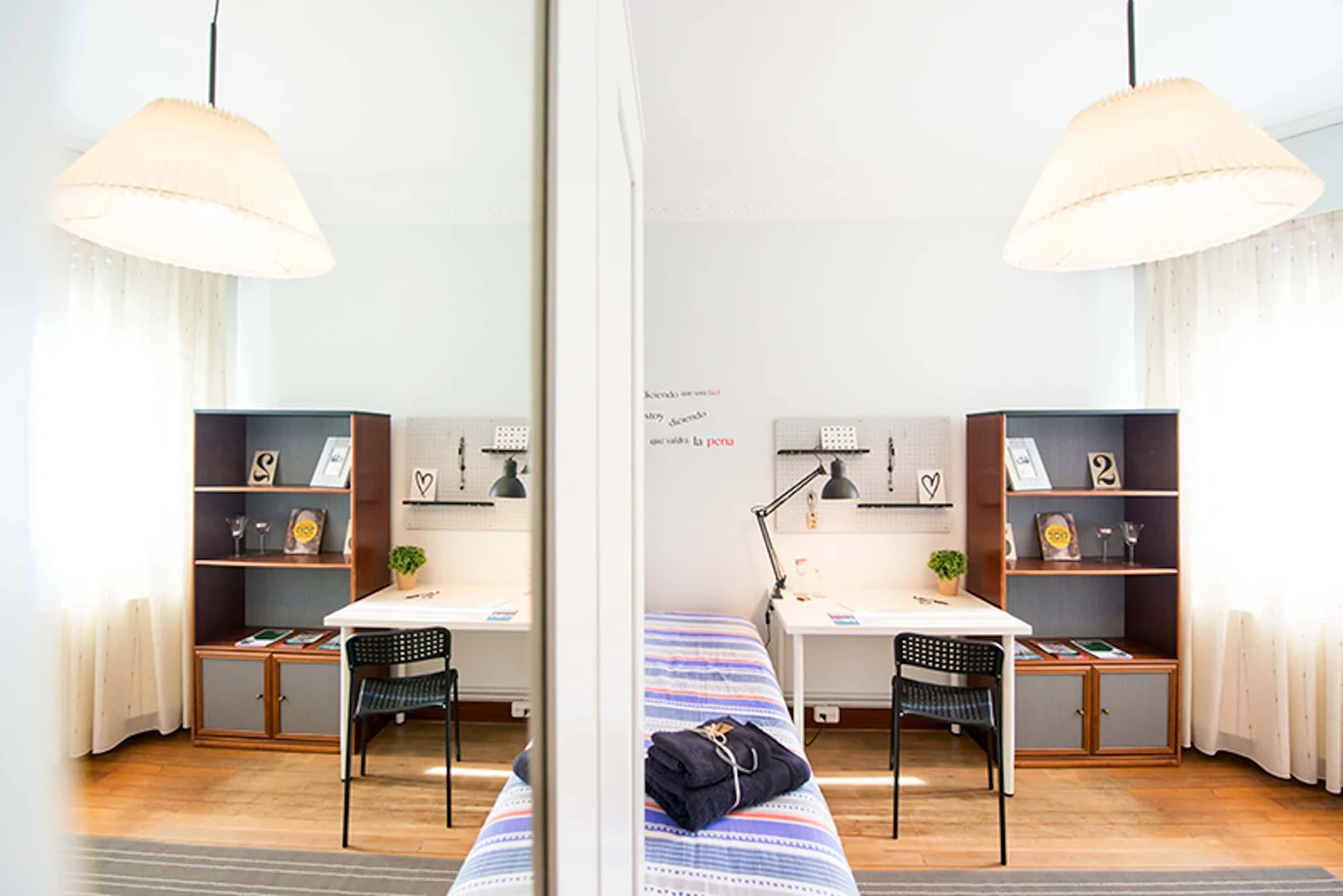 Quarto de estudante económico com localização conveniente em