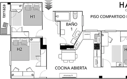 Quarto privado em 48004 Bilbao, Biscay, Spain, imagem 26 de 29