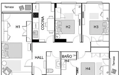 Quarto privado em 48004 Bilbao, Biscay, Spain, imagem 9 de 19