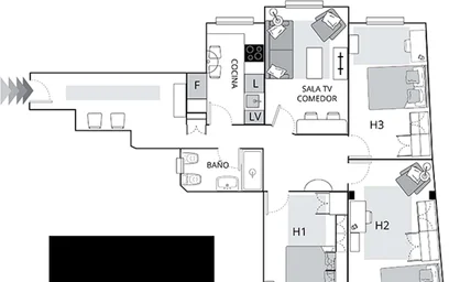 Quarto privado em Elexabarri Kalea, 48002 Bilbo, Bizkaia, Spain, imagem 18 de 18