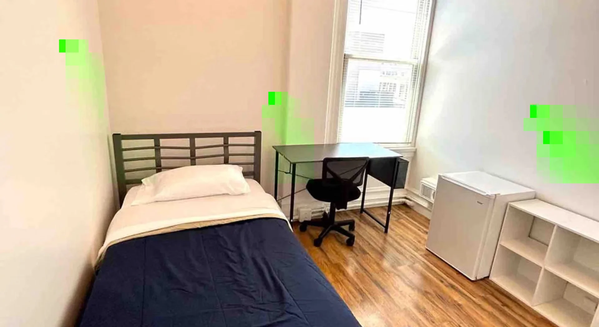 Quarto amigo do estudante em  com comodidades modernas