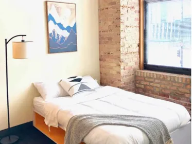 Stylowe mieszkanie typu studio w Chicago