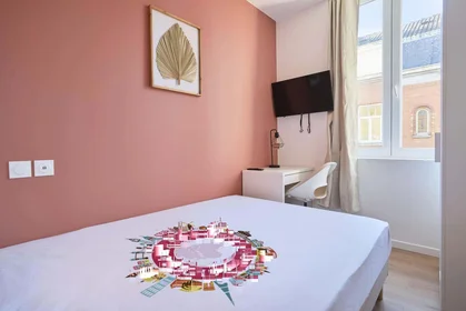 Habitación privada en 64 Rue Léon Gambetta, 59155 Faches-Thumesnil, France, imagen 1 de 10