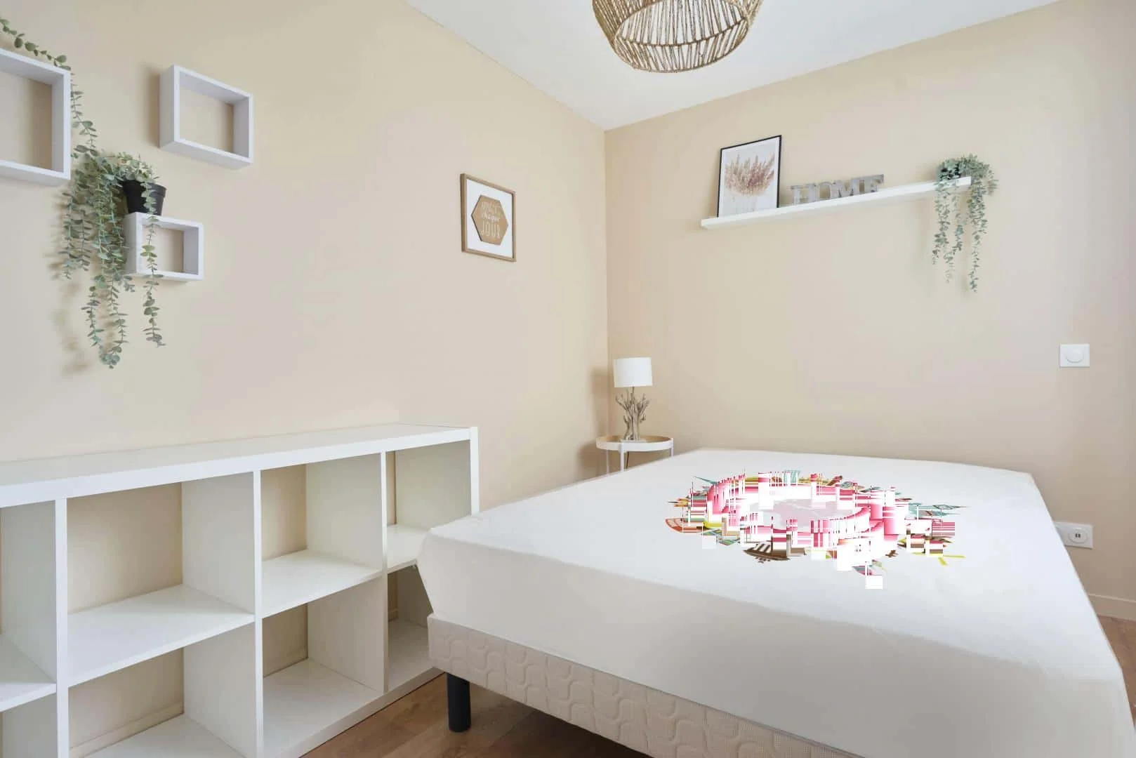 Quarto amigo do estudante em  com comodidades modernas