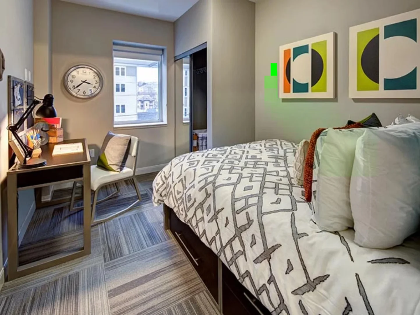 Chambre à louer dans un appartement d'étudiant à , entièrement meublée