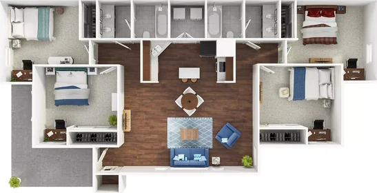 Privatzimmer in der Alexander Road, bild 1 von 10