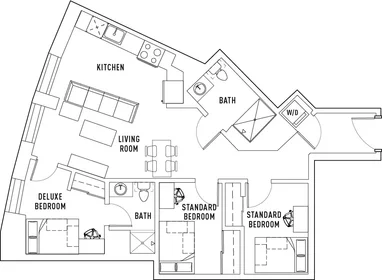 Chambre privée à West Gorham Street, image 1 de 10