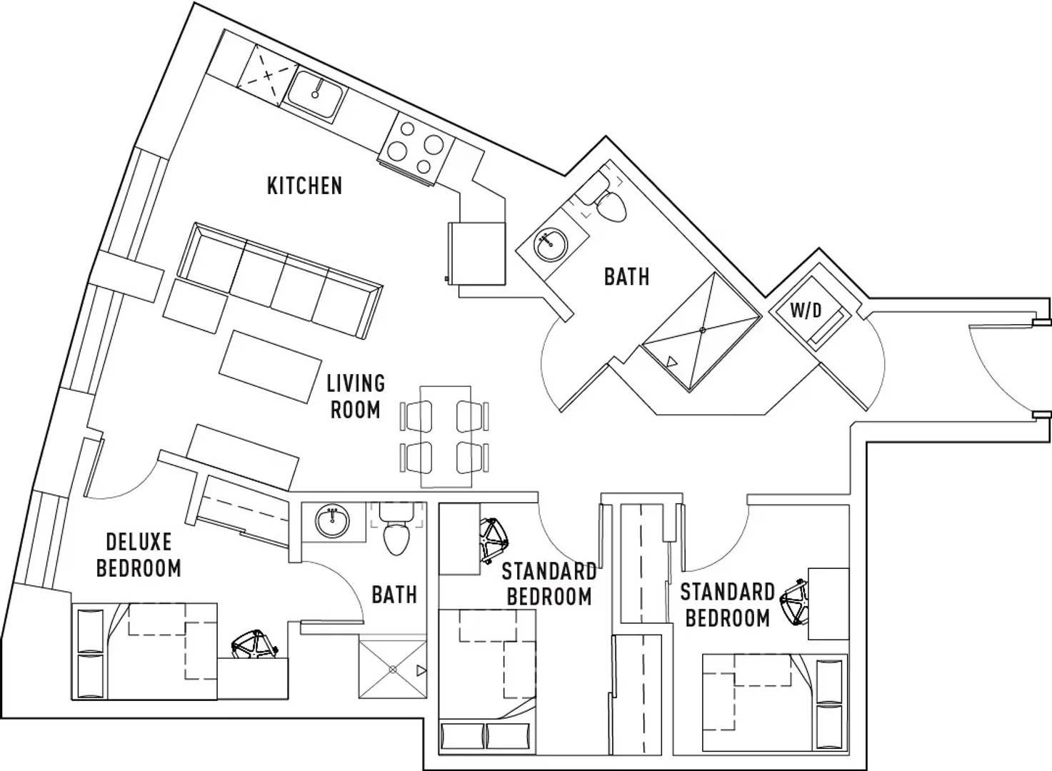 Quarto de estudante funcional perfeito para estudar em 