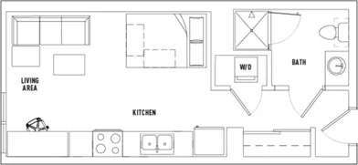 Monolocale in West Gorham Street, immagine 1 di 43