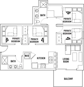Privatzimmer in der West Gorham Street, bild 1 von 43