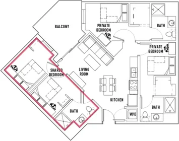 Özel oda konumu West Gorham Street, 1 10 görüntüsü