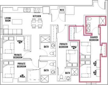 Quarto privado em West Gorham Street, imagem 1 de 43