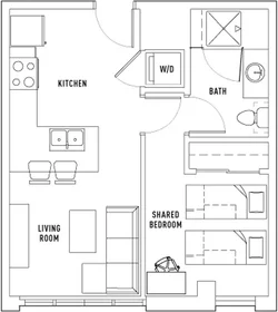 Stanza privata in West Gorham Street, immagine 1 di 43