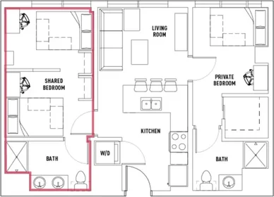 Quarto privado em West Gorham Street, imagem 1 de 10