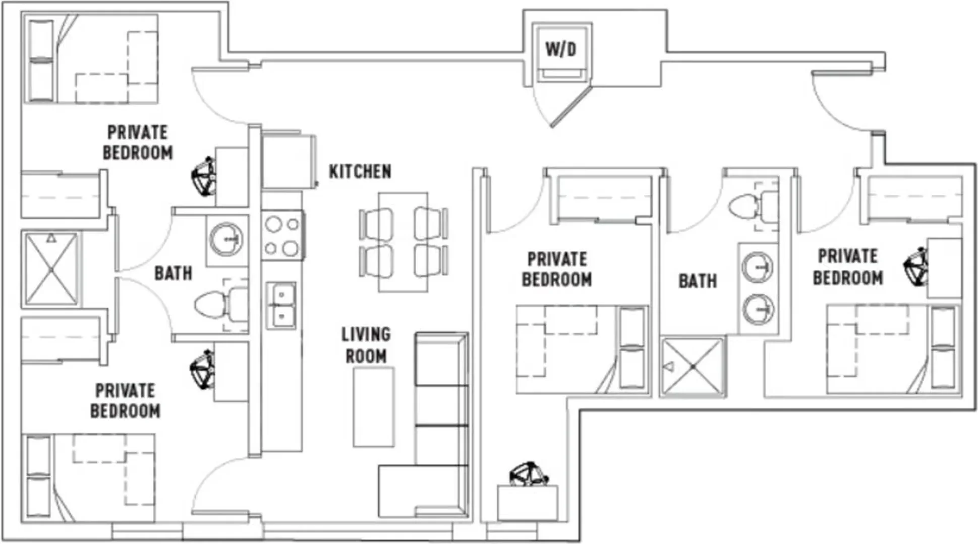 Quarto de estudante funcional perfeito para estudar em 
