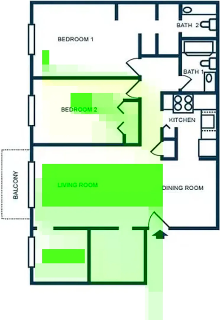 Komfortables und geräumiges Studentenzimmer in 