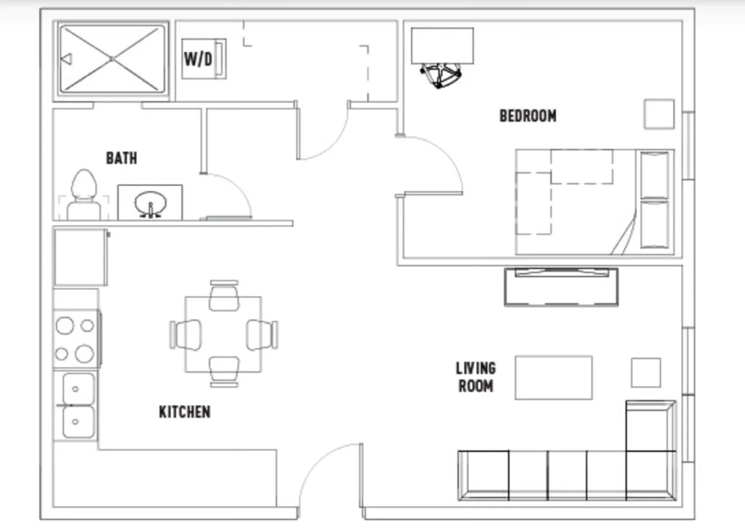 Habitación para estudiantes en  con modernas comodidades