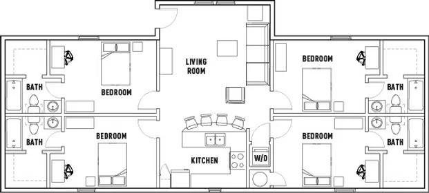 Habitación privada en Hannah Boulevard, imagen 1 de 23