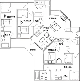Chambre privée à Marsha Sharp Freeway West, image 1 de 10