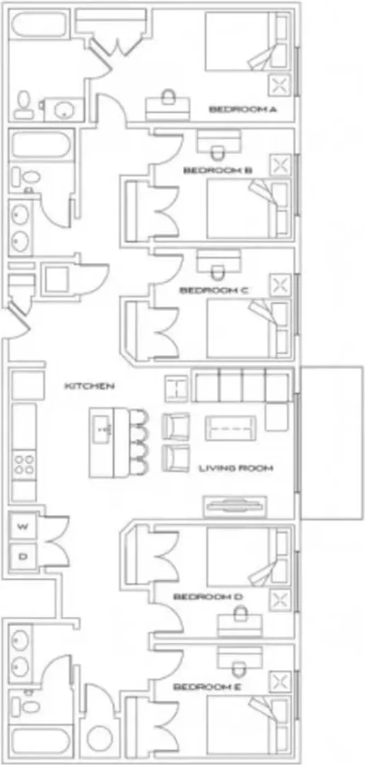 Quarto acolhedor para estudantes disponível em 