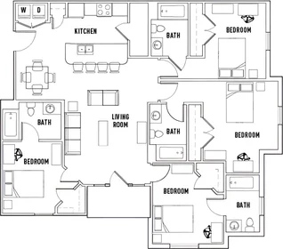 Habitación privada en McKinley Drive, imagen 3 de 40
