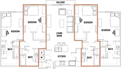 Privatzimmer in der West 26th Street, bild 1 von 10