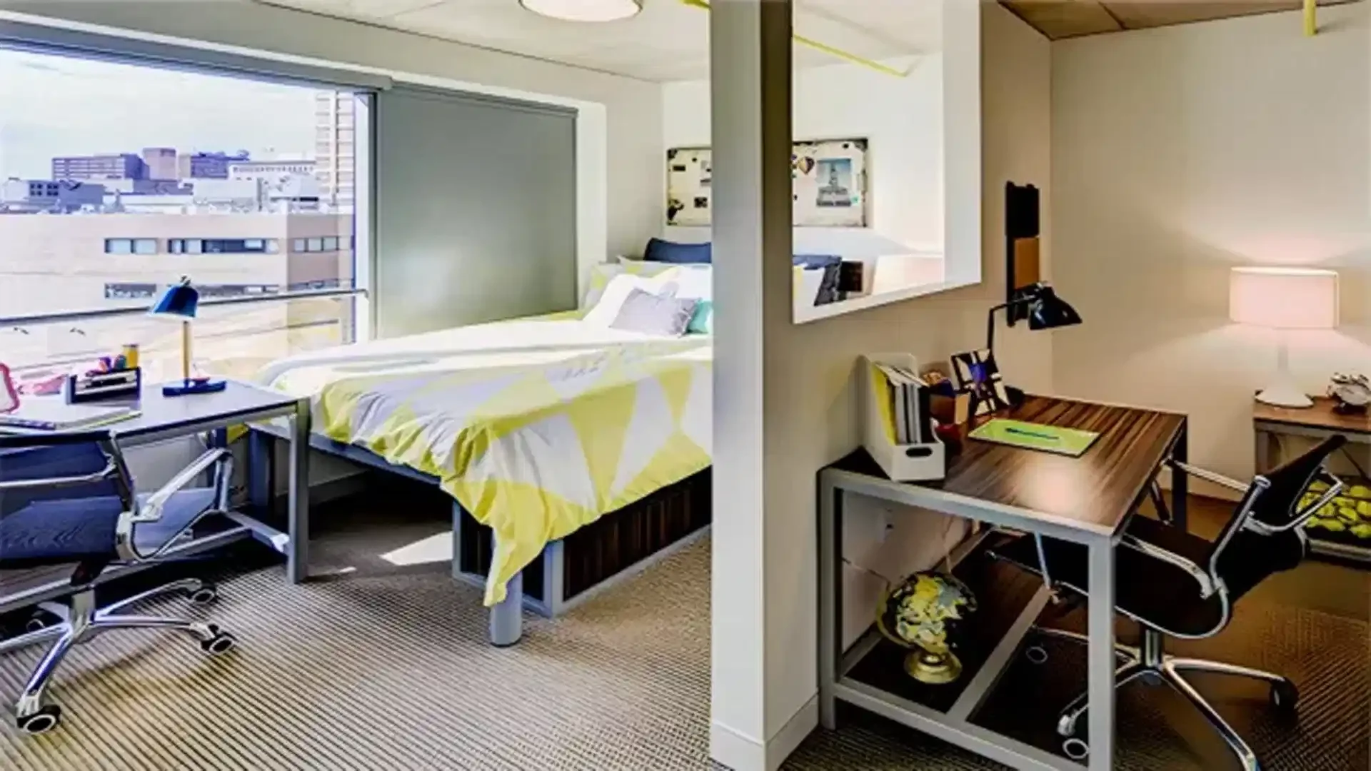 Quarto de estudante funcional perfeito para estudar em 