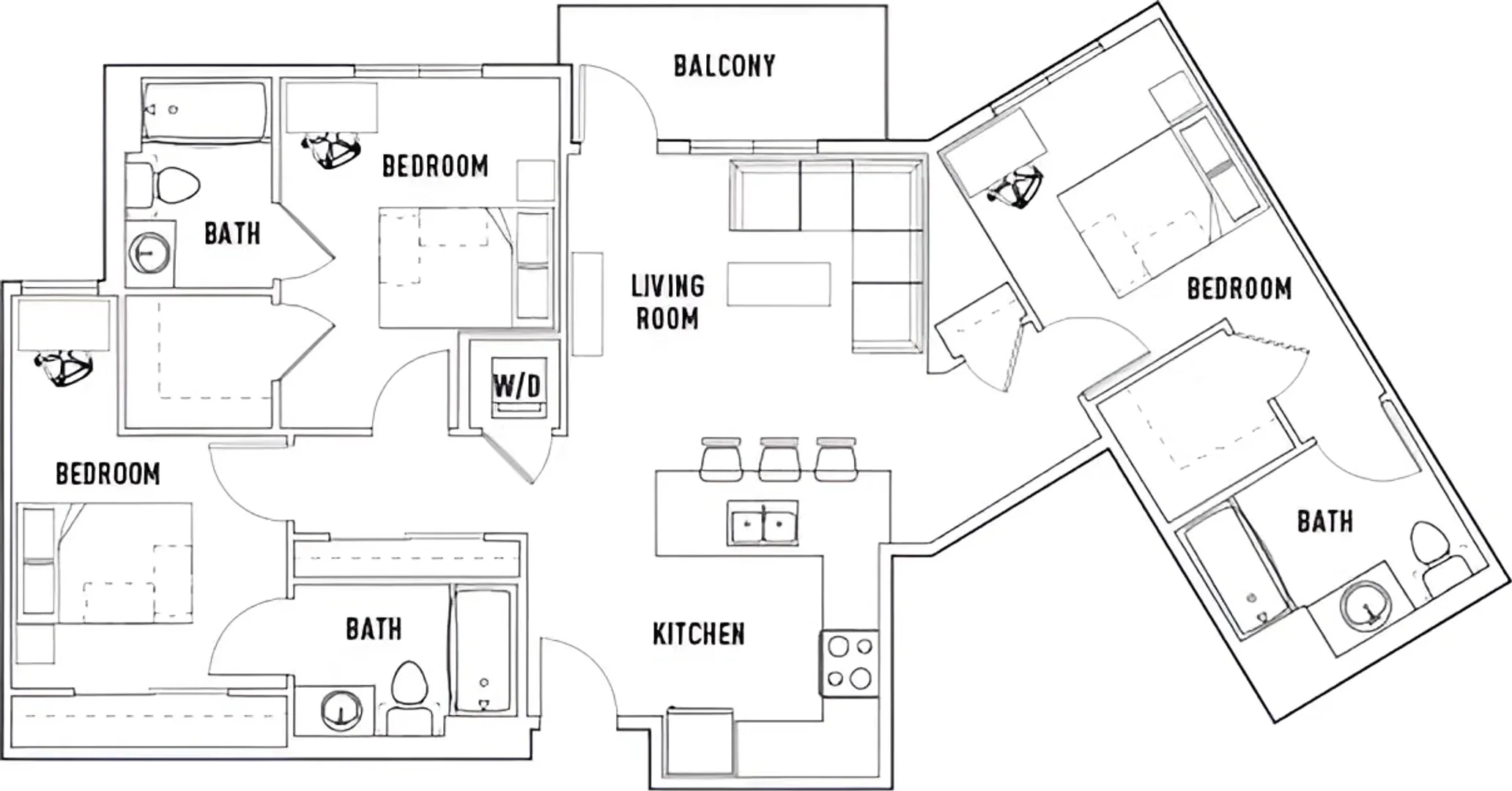Chambre d'étudiant confortable et spacieuse dans 