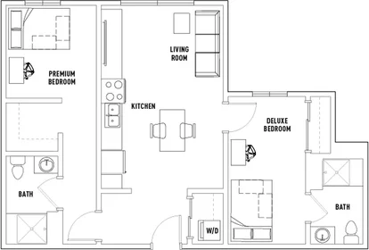 Privatzimmer in der Pierce Street, bild 1 von 10