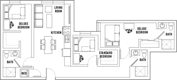 Privatzimmer in der Pierce Street, bild 1 von 13