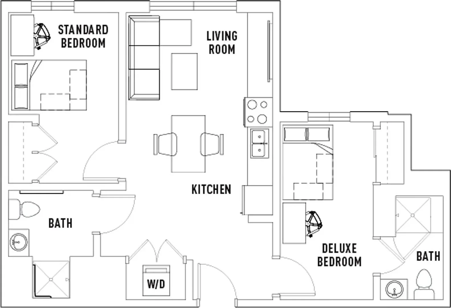 Gemütliches Zimmer für Studenten in 