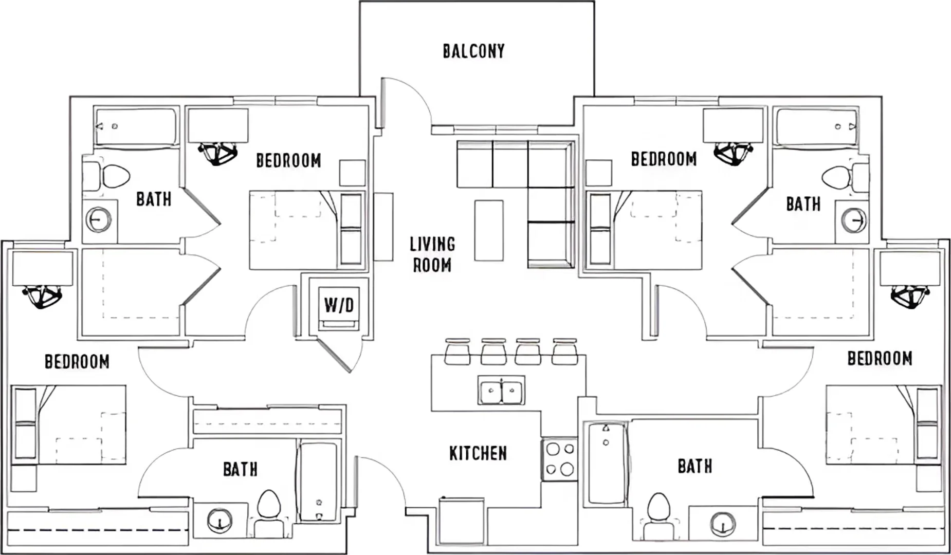 Chambre confortable pour étudiants disponible dans 